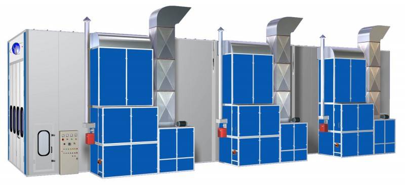 CJ 6 Spray Booth for Trucks and Buses 1