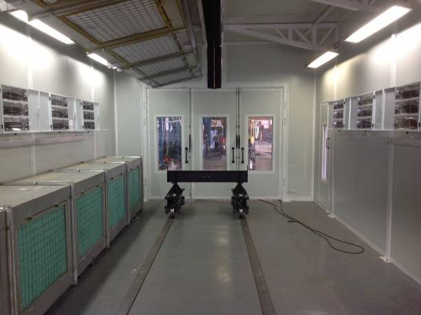 CJ 6 Spray Booth for Trucks and Buses 11