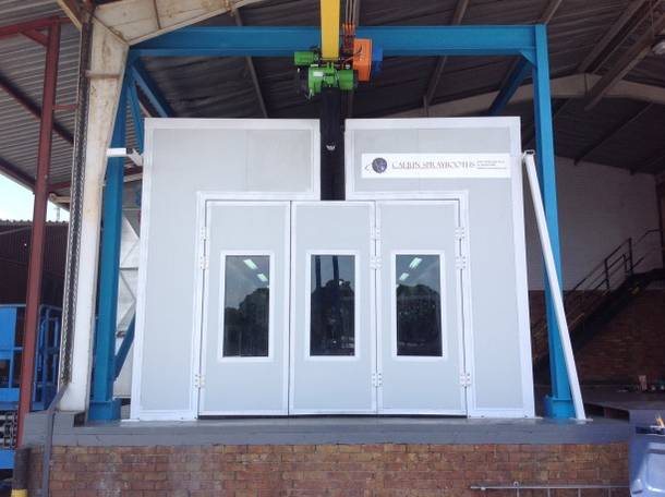 CJ 6 Spray Booth for Trucks and Buses 13