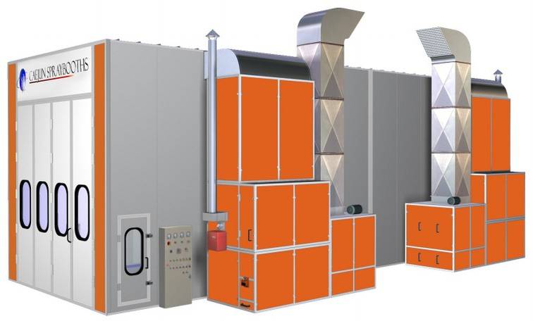 CJ 6 Spray Booth for Trucks and Buses 2