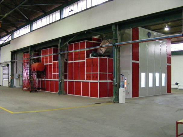 CJ 6 Spray Booth for Trucks and Buses 25