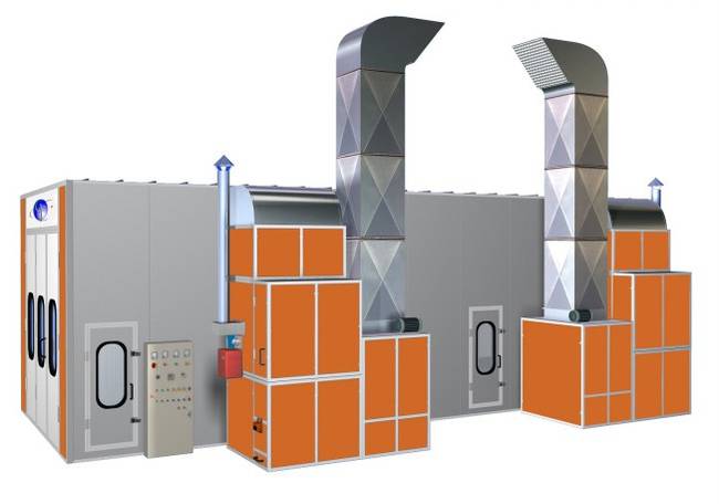 CJ 6 Spray Booth for Trucks and Buses 3