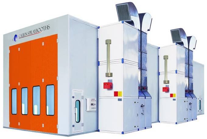 CJ 6 Spray Booth for Trucks and Buses 1