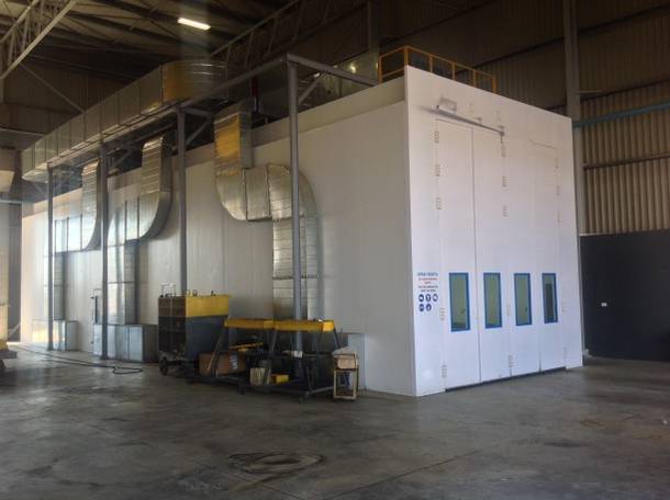 CJ 6 Spray Booth for Trucks and Buses 43