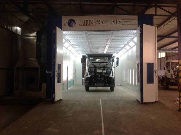 CJ 6 Spray Booth for Trucks and Buses 48
