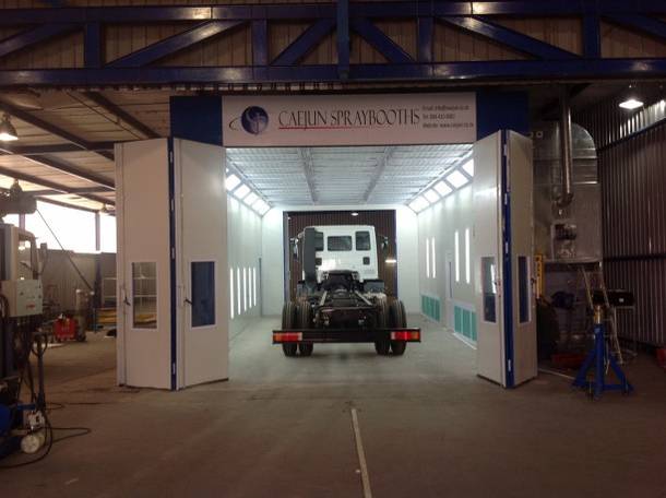 CJ 6 Spray Booth for Trucks and Buses 5