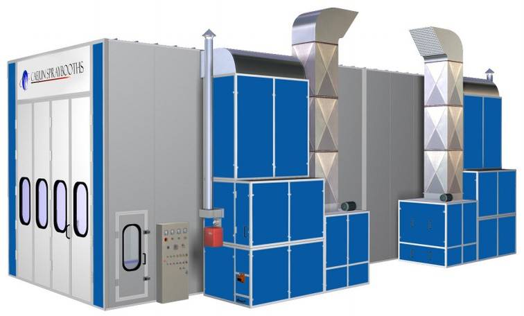 CJ 6 Spray Booth for Trucks and Buses 10