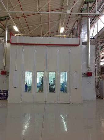 CJ 6 Spray Booth for Trucks and Buses 57