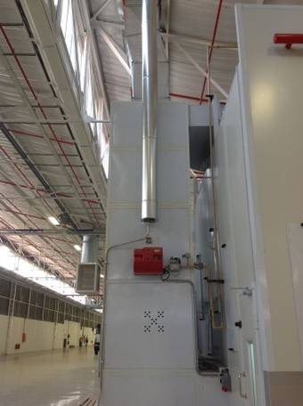 CJ 6 Spray Booth for Trucks and Buses 58
