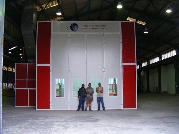 CJ 6 Spray Booth for Trucks and Buses 65