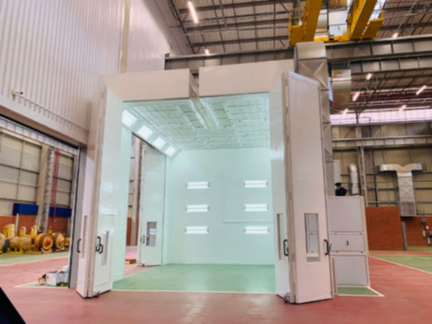 CJ 6 Spray Booth for Trucks and Buses 11