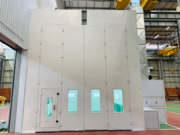 CJ 6 Spray Booth for Trucks and Buses 12