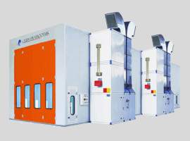 CJ 6 Spray Booth for Trucks and Buses